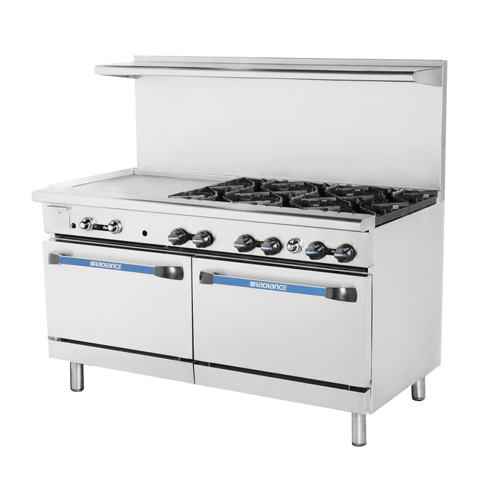 Turbo Air, TARG-6B24G, Range, 60" Restaurant, Gas
