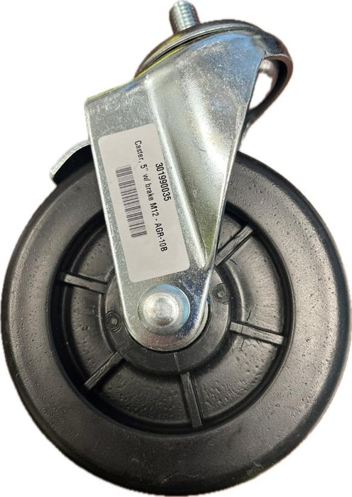Atosa 301990035 CASTER 5" W/ BRAKE M12