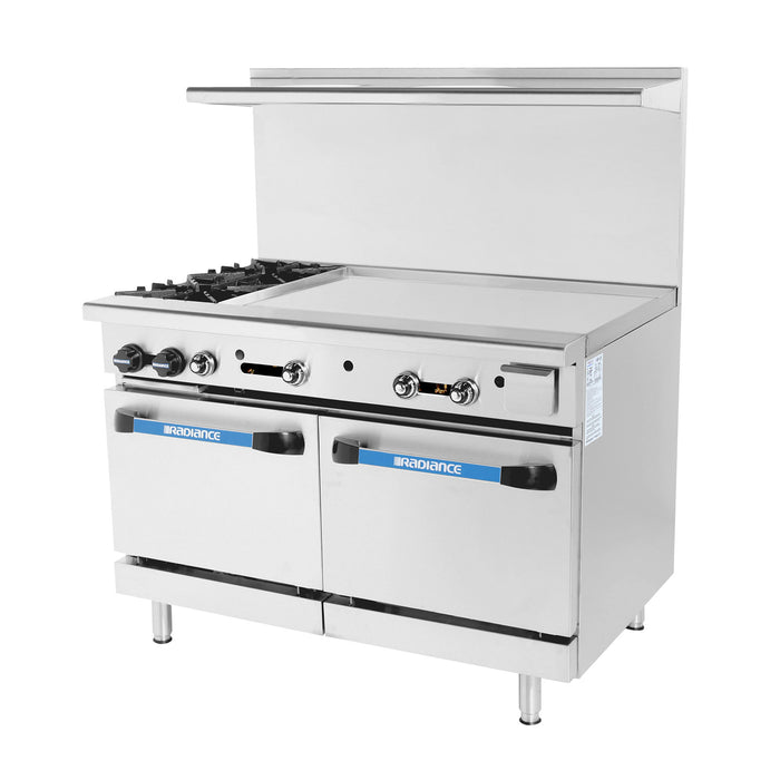 Turbo Air, TARG-2B36G, Range, 48" Restaurant, Gas