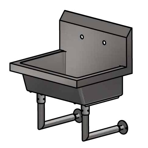 BK Resources, MSHS-24W2, Sink, Hand