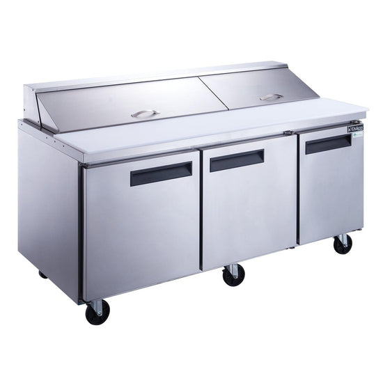 Dukers USA, DSP72-18-S3, Salad Prep Table