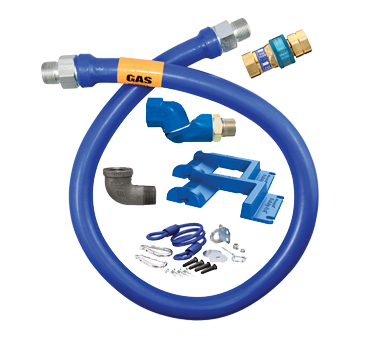 Dormont Manufacturing, 1675BPQSR48PS, Gas Connector Hose Assembly
