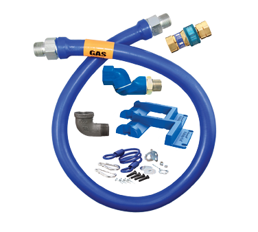 Dormont Manufacturing, 16125BPQSR48PS, Gas Connector Hose Assembly