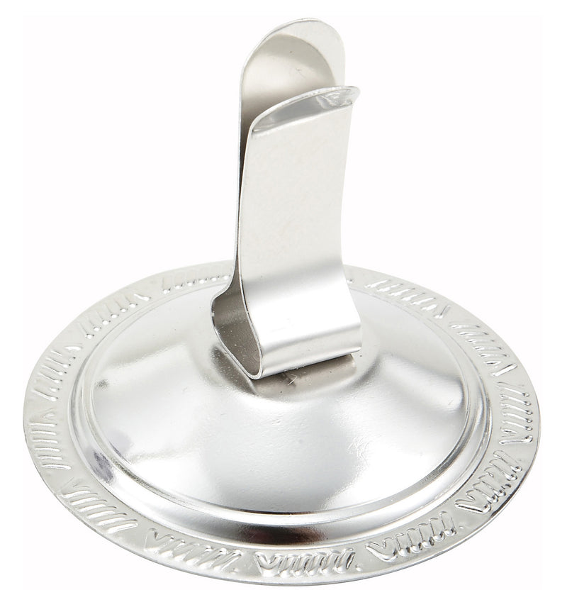 Winco, MH-2C, Menu Card Holder / Number Stand, Stainless Steel