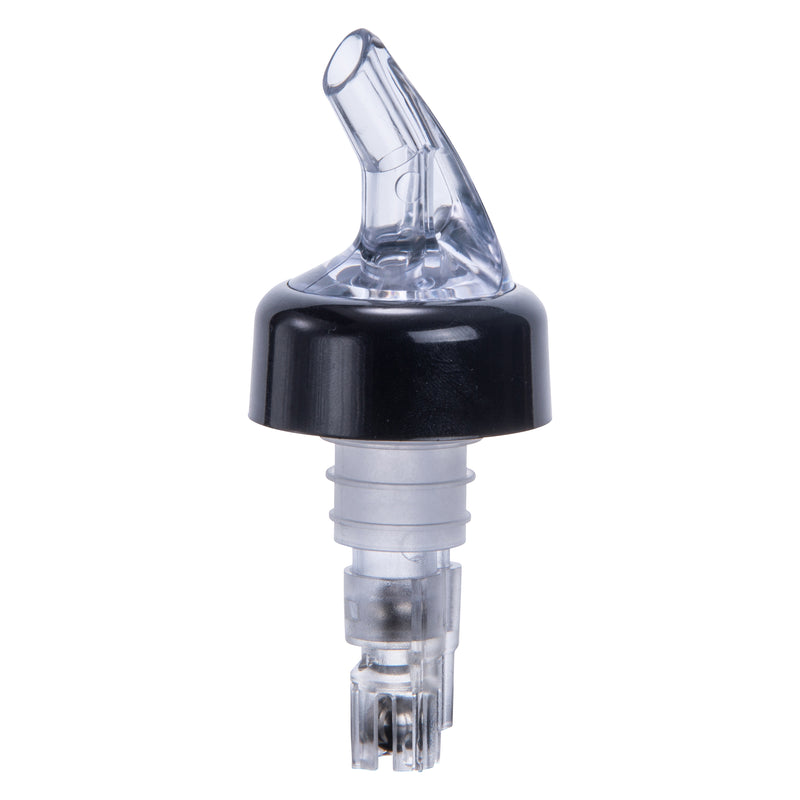 Winco, PPA-125, Liquor Pourer, 1-1/4 Oz, Black, Plastic