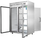 Everest Refrigeration, ESPT-2G-2S, Upright Reach-In Pass-Thru Refrigerator
Glass Front/Solid Rear