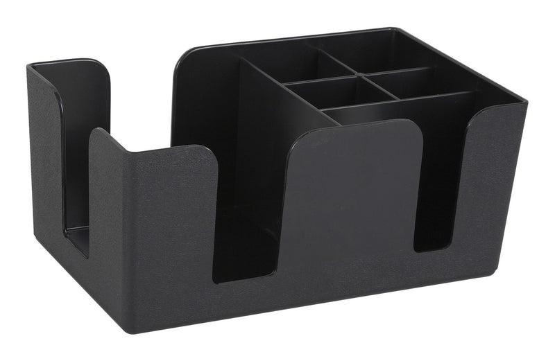 Winco, BC-6, Bar Caddy, Black, Plastic