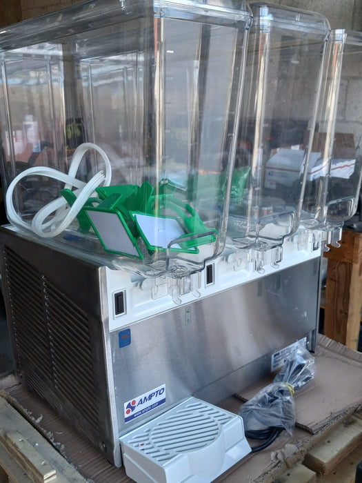(REFURBISHED) AMPTO D1316 Beverage Dispenser 3 Tanks - 5 Gallons ea.