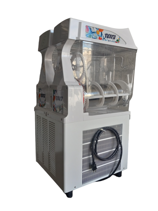 (REFURBISHED) AMPTO GRA122 Granita Machine 2 Tanks. 12 L ea. NSF/UL. Made in Italy