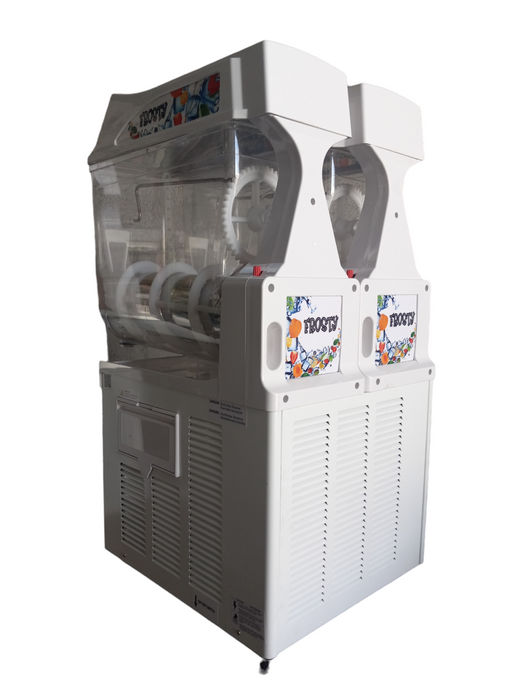 (REFURBISHED) AMPTO GRA122 Granita Machine 2 Tanks. 12 L ea. NSF/UL. Made in Italy