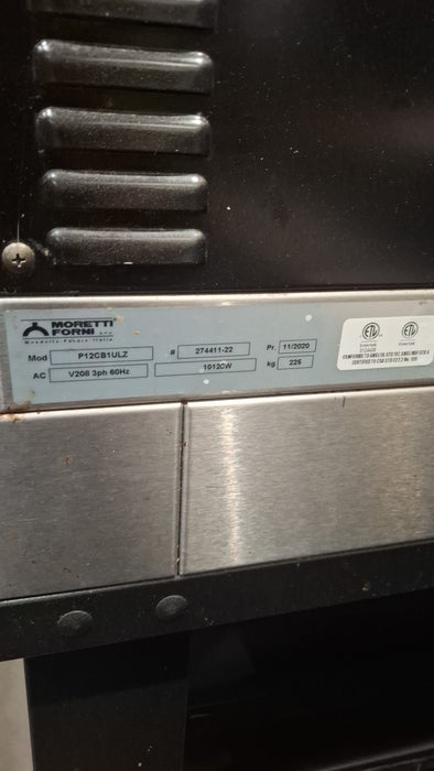 (USED) MORETTI FORNI P120E B2 Electric Pizza Oven