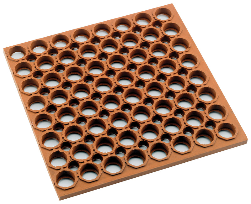 Winco, RBMH-35R, Floor Mat, General Purpose, Red, Rubber