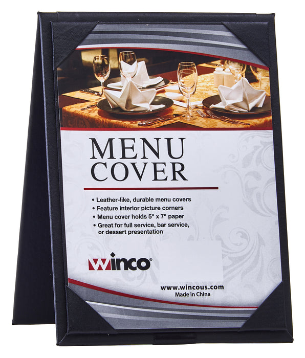 Winco, LMTD-57BK, Menu Cover