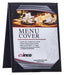 Winco, LMTD-57BK, Menu Cover