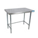 BK Resources, CVTOB-6036, Work Table,  60", Stainless Steel Top
