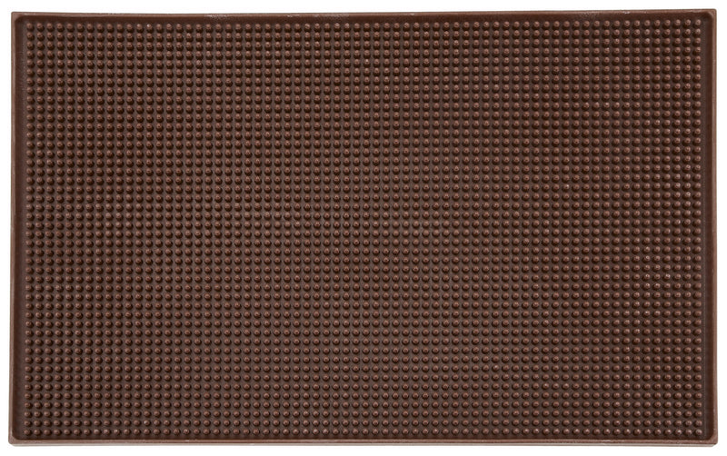 Winco, BM-1812B, Bar Mat, Brown, Rubber