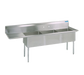 BK Resources, BKS-3-1620-12-18LS, Sink, (3) Three Compartment