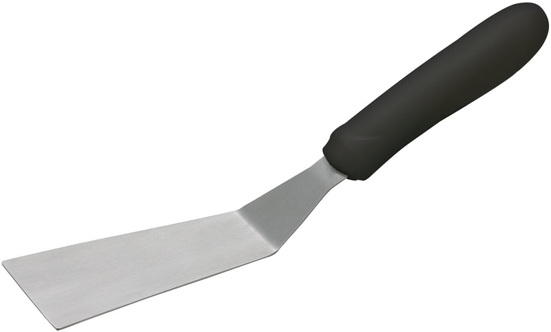 Winco, TKP-50, Turner, Solid, Stainless Steel, Polypropylene, Black