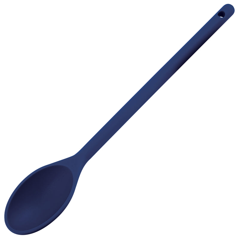 Winco, NS-15B, Serving Spoon, Solid, Blue, Nylon
