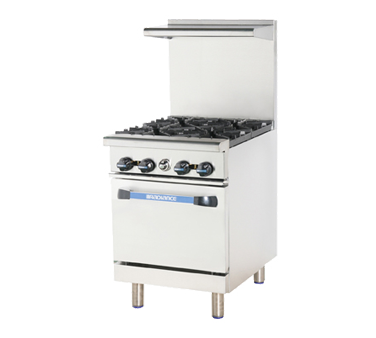 Turbo Air, TAR-4, Range, 24" Restaurant, Gas, 4 Burners