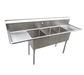 Serv-Ware, E3CWP18182-24-V, Sink, (3) Three Compartment