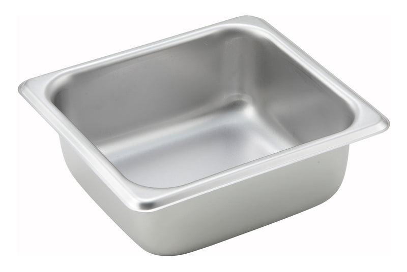 Winco, SPS2, Steam Table Pan, Stainless Steel, 1/6 Size