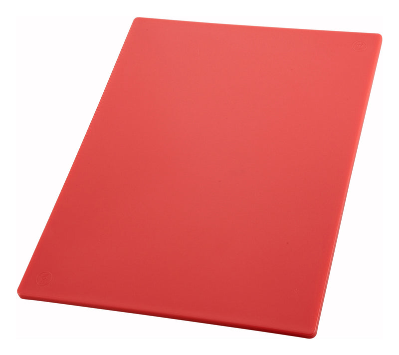 Winco, CBRD-1824, Cutting Board, Plastic, Polypropylene, Red, 24" L
