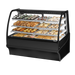 True Manufacturing, TDM-DC-59-GE/GE-B-W, Display Case, Non-Refrigerated Bakery, 115V, Glass Doors, Black