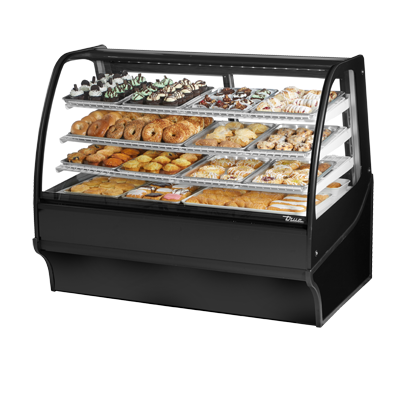 True Manufacturing, TDM-DC-59-GE/GE-B-W, Display Case, Non-Refrigerated Bakery