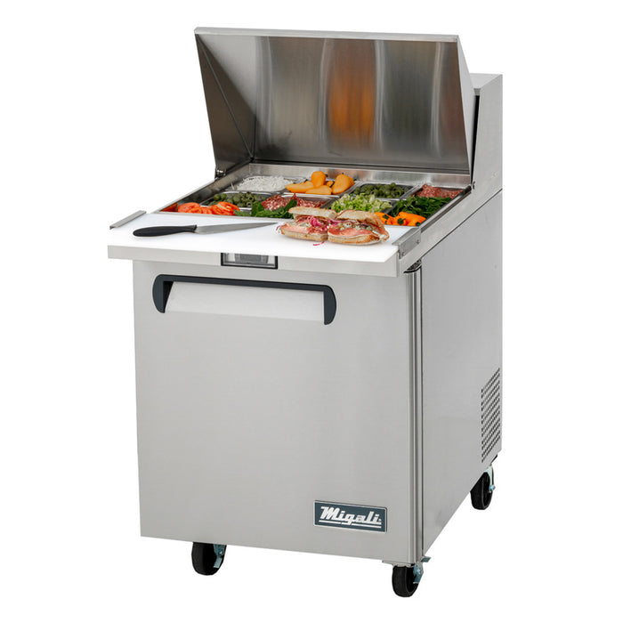 Migali, C-SP27-12BT-HC, Commercial Sandwich Prep Food Prep Table