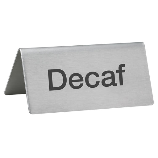 Winco, SGN-102, Tabletop Sign, Tent / Card