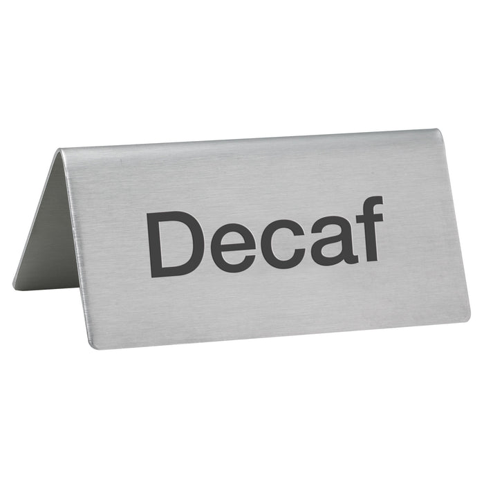 Winco, SGN-102, Tabletop Sign, Tent / Card