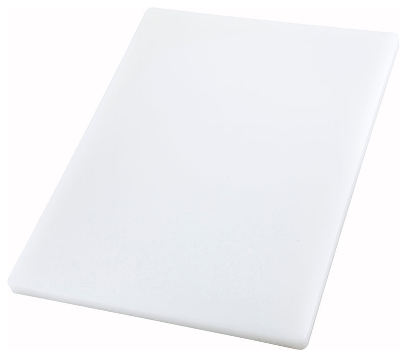 Winco, CBXH-1824, Cutting Board, Plastic, White, 18" L, 1"