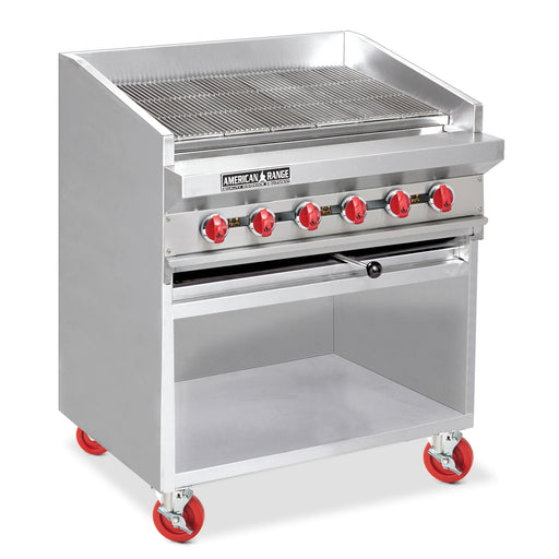 American Range, ADJF-48, Charbroiler, Gas, Floor Model