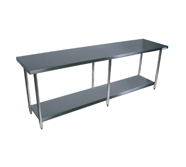 BK Resources, SVT-9630, Work Table,  85" - 96", Stainless Steel Top