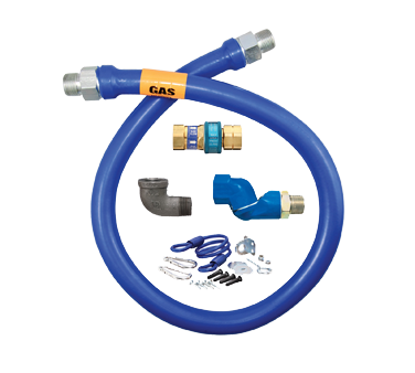 Dormont Manufacturing, 16125BPQSR48, Gas Connector Hose Assembly