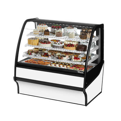 True Manufacturing, TDM-R-48-GE/GE-S-W, Display Case, Refrigerated Bakery