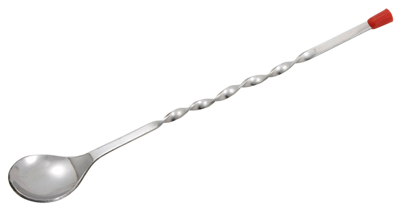 Winco, BPS-11, Spoon, Bar, Red, Stainless Steel