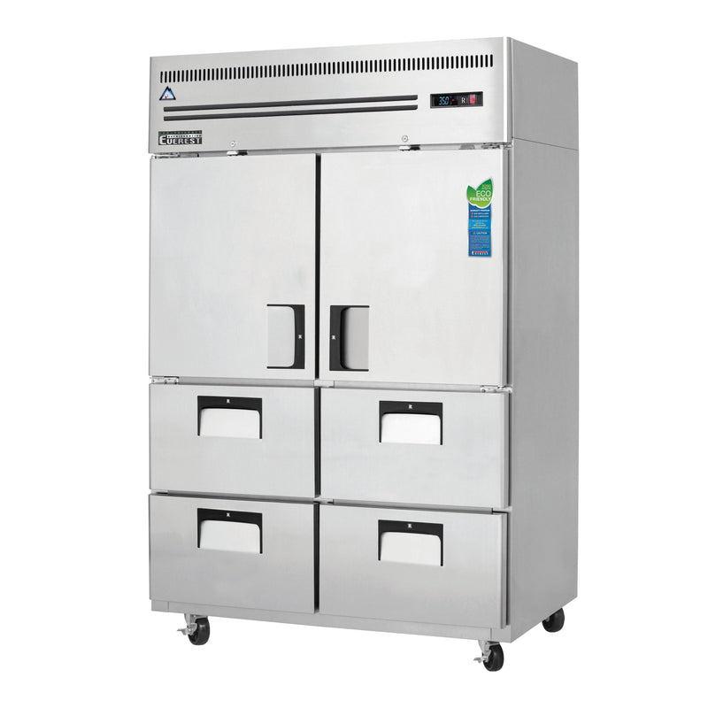 Everest Refrigeration, ESR2D4, Refrigerator, Reach-In