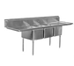 Serv-Ware, 3CWPH24242-24-V, Sink, (3) Three Compartment