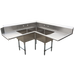 BK Resources, BKSDT-CO3-2012-RS, Dishtable, with Potsinks