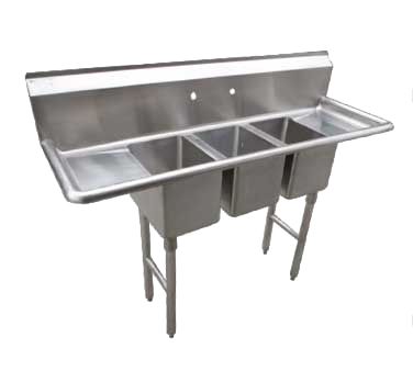 Serv-Ware, CS3CWP1410212-V, Sink, (3) Three Compartment