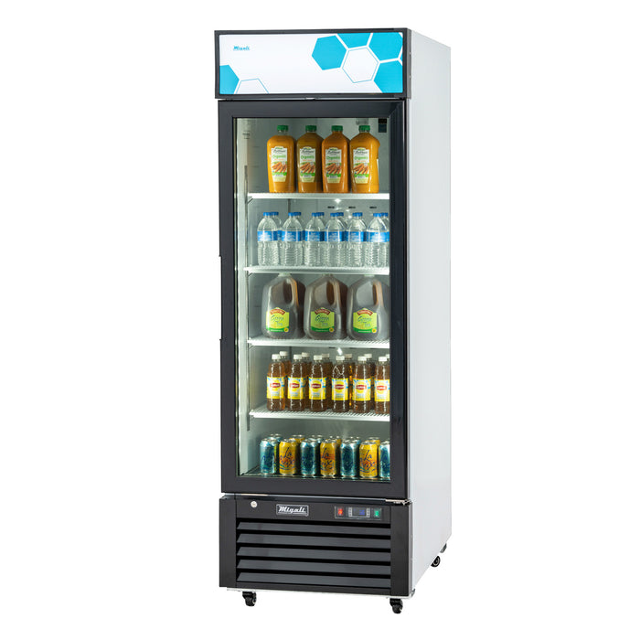 Migali, C-23RM-HC, Commercial Glass Door Refrigerator