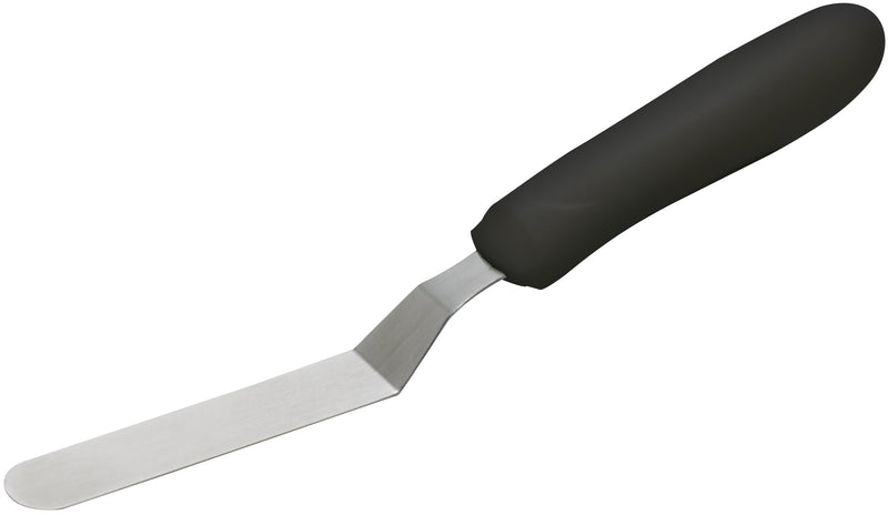 Winco, TKPO-4, Spatula, Baker's, Polypropylene, Black