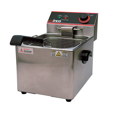 Winco, EFS-16, Fryer, Electric, Countertop, Full Pot, 16 Lb. Oil Capacity