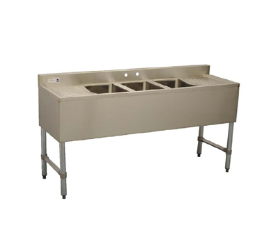 Serv-Ware, BAR3B60-LR-CWP-V, Underbar Sink Units