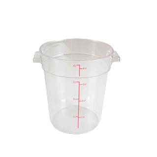 Thunder Group, PLRFT304PC, Food Storage Container, Round