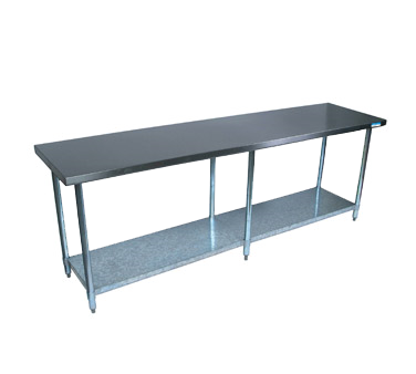 BK Resources, VTT-1884, Work Table,  73" - 84", Stainless Steel Top