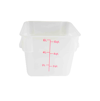 Thunder Group, PLSFT006TL, Food Preparation; Square Food Storage Container & Cover