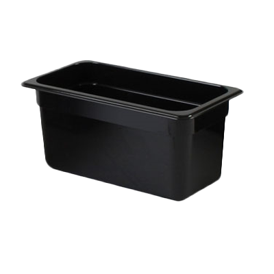 Thunder Group, PLPA8136BK, Food Pan, Plastic